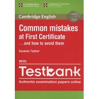 Common Mistakes at First Certificate… and How to Avoid Them Paperback with Testbank