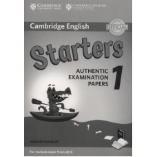 Cambridge English Starters 1 Answer Booklet