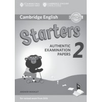 Cambridge English Starters 2 Answer Booklet