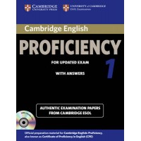Cambridge English Proficiency 1 for Updated Exam Self-study Pack ( Student's Book with answers and Audio CDs )
