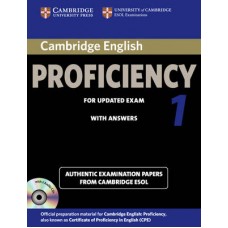 Cambridge English Proficiency 1 for Updated Exam Self-study Pack ( Student's Book with answers and Audio CDs )