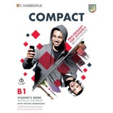 Compact Preliminary for Schools Student's Pack (Student's Book without Answers with Online Practice, Workbook without answers with Audio Download) 2nd Edition )