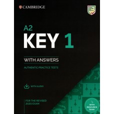 Cambridge KEY A2 English Test 1 with answers and downloadable audio