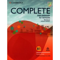 COMPLETE PRELIMINARY for Schools B1 Workbook without Answers