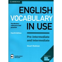 English Vocabulary in Use Pre-Intermediate & Intermediate with eBook and audio