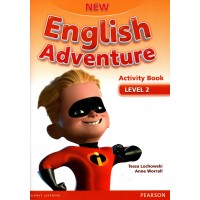New English Adventure 2 Activity Book - (Pearson) with Song CD