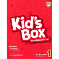 Kid's Box 1 Activity Book New Generation with Digital Pack ( CEFR Pre A1 - Starters )