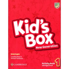 Kid's Box 1 Activity Book New Generation with Digital Pack ( CEFR Pre A1 - Starters )