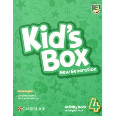 Kid's Box 4 Activity Book, New Generation with Digital Pack : CEFR A1 - Movers