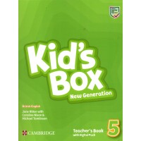 Kid's Box 5 Teacher's Book, New Generation with Digital Pack : CEFR A2 - FLYERS