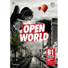 Open World Preliminary (PET) B1 Teacher's Book with Downloadable Resource Pack