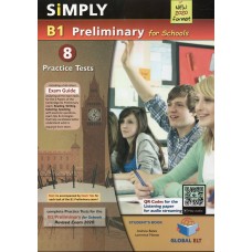 Simply Cambridge English Preliminary (PET) B1 for Schools - 8 Practice Tests